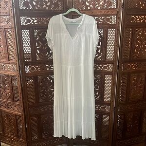 Sonoma White Maxi Dress, Size XL, Never been worn